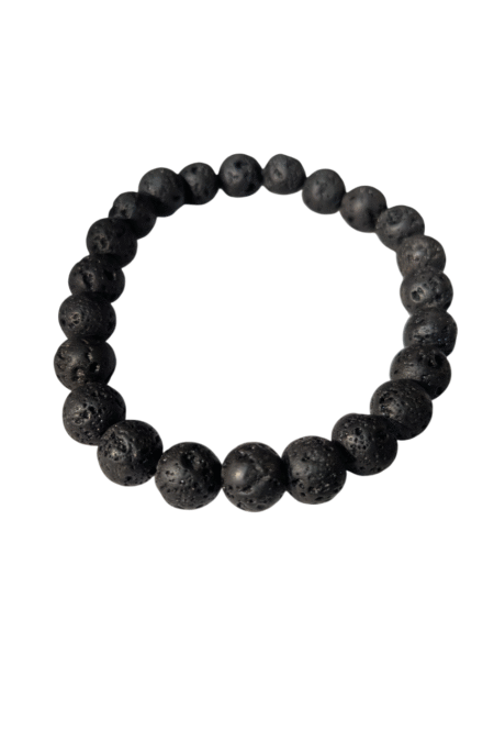 Lava Bracelet for Women Men's Gifts - Protection Healing Crystal Bracelet - 8mm Gemstone Beaded Adjustable