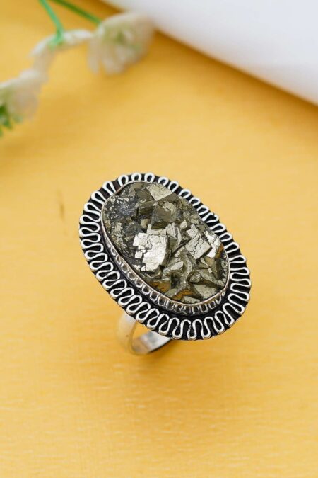 Arts Crystal Products Natural Labradorite Ring Set for Women,Vintage Joint Knuckle Stackable Rings Oval Gemstone Ring