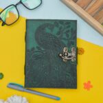 Green Leather Lock Diary