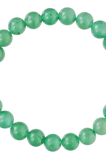 Jade Dark Green Bracelet for Women Men's Gifts - Protection Healing Crystal Bracelet - 8mm Gemstone Beaded Adjustable