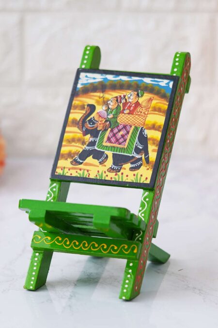 Wooden mobile stand chair