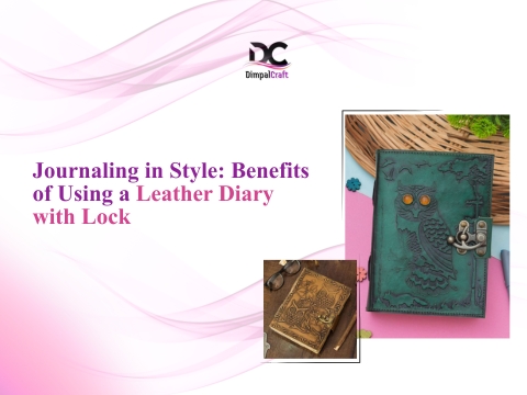 Leather Diary with Lock